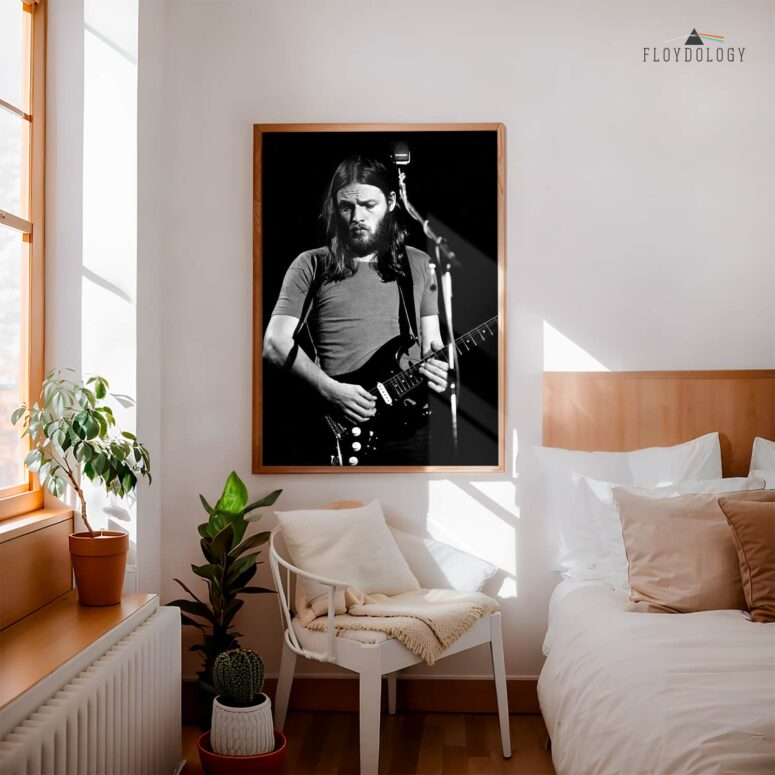 David Gilmour Live In Concert 1974 - Pink Floyd Poster
