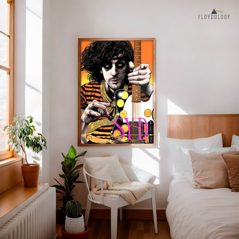 Syd Barrett Vintage Psychedelic - Pink Floyd Poster Syd Barrett Vintage Psychedelic - Pink Floyd Poster