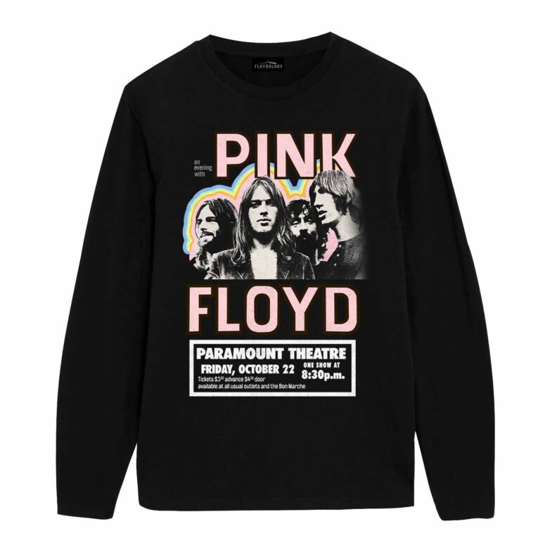 An Evening With Pink Floyd Paramount Theatre Seattle WA Oct 22nd 1971 Shirt An Evening With Pink Floyd Paramount Theatre Seattle WA Oct 22nd 1971 Shirt