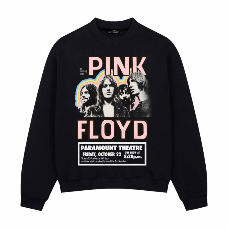 An Evening With Pink Floyd Paramount Theatre Seattle WA Oct 22nd 1971 Shirt An Evening With Pink Floyd Paramount Theatre Seattle WA Oct 22nd 1971 Shirt