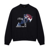Animal Tour 1977 Vintage Pink Floyd Front Sweatshirt Black - OtherBrick
