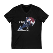Animal Tour 1977 Vintage Pink Floyd Front Vneck Black - OtherBrick