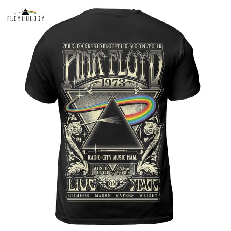 Roger Waters David Gilmour Vintage DSOTM Pink Floyd Shirt Roger Waters David Gilmour Vintage DSOTM Pink Floyd Shirt
