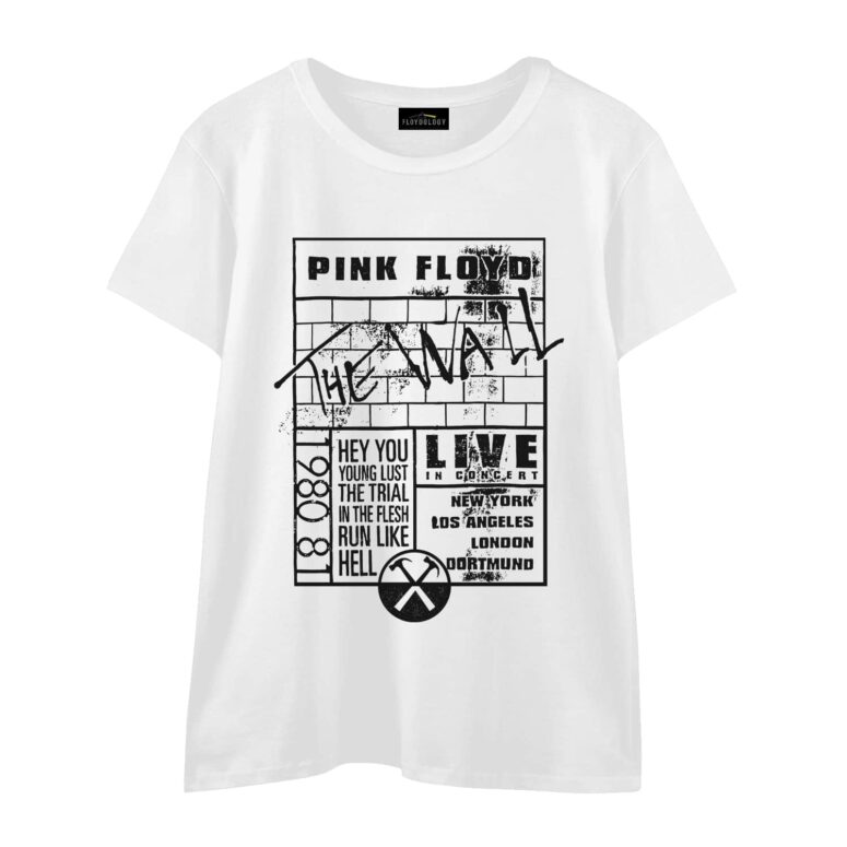 The Wall Live 1980 1981 Vintage Pink Floyd Shirt
