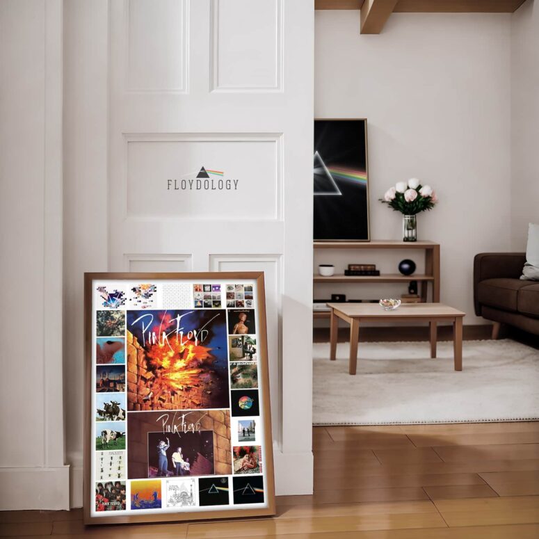 Pink Floyd Complete Discography Collage Original Poster Pink Floyd Complete Discography Collage Original Poster