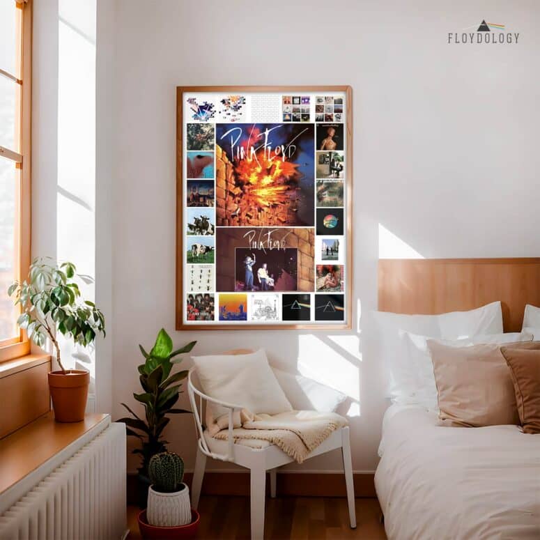 Pink Floyd Complete Discography Collage Original Poster Pink Floyd Complete Discography Collage Original Poster