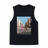 Barbenheimer Pink Floyd Wish You Were Here Front Tank Black - OtherBrick