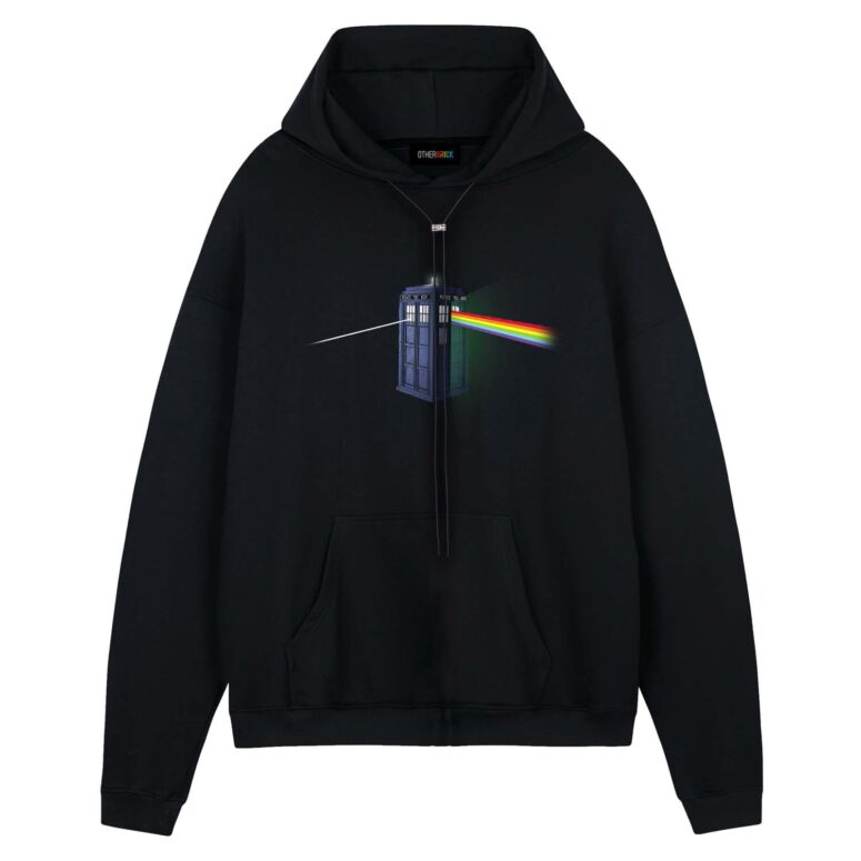 Doctor Who Pink Floyd Tardis Dark Side of the Booth Shirt