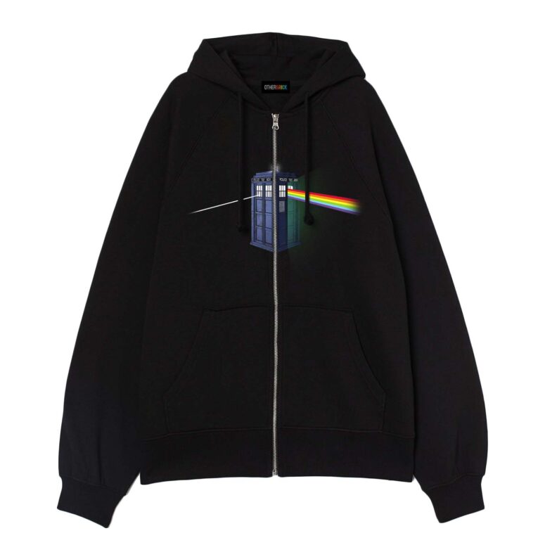 Doctor Who Pink Floyd Tardis Dark Side of the Booth Shirt