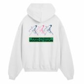 Momentary Lapse Of Reason Flying Apple World Tour 1987 Back Hoodie White - OtherBrick