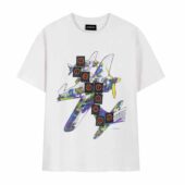Momentary Lapse Of Reason Flying Apple World Tour 1987 Front Tshirt White - OtherBrick