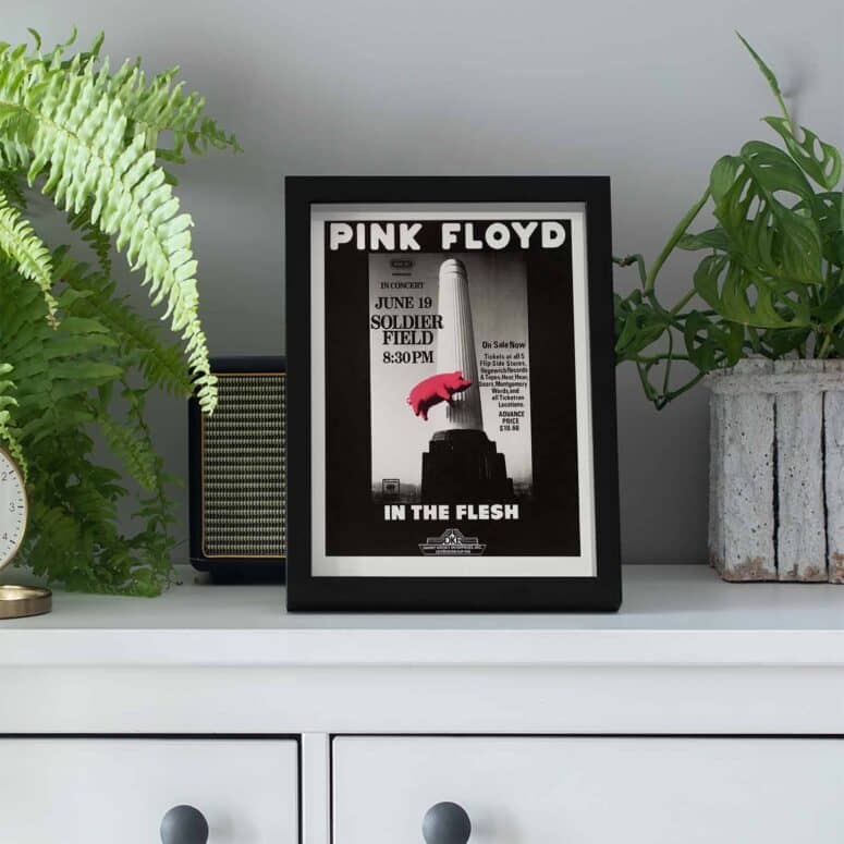 Pink Floyd In The Flesh Tour Soldier Field 1977 Poster