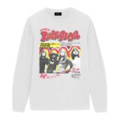 Pink Floyd Japanese Tour 1972 Darker Side Of The Rising Sun Front Longsleeve White - OtherBrick