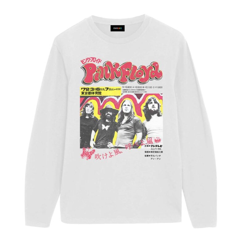 Pink Floyd Japanese Tour 1972 Darker Side Of The Rising Sun Shirt