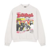Pink Floyd Japanese Tour 1972 Darker Side Of The Rising Sun Front Sweatshirt White - OtherBrick