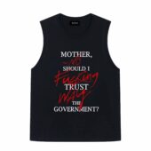 Pink Floyd Mother Should I Trust The Government Front Tank Black - OtherBrick