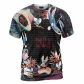 Pink Floyd The Wall Immersion Hammers Stadium Airplane Shirt Front - OtherBrick
