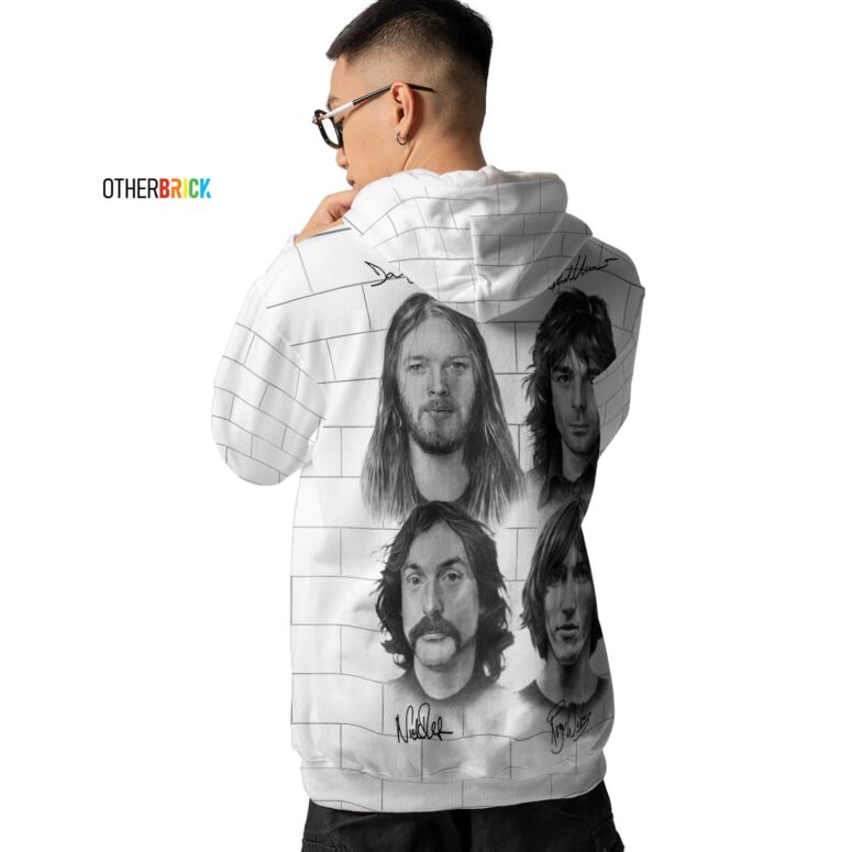 Pink Floyd The Wall Roger David Richard Nick Illustration Shirt Pink Floyd The Wall Roger David Richard Nick Illustration Shirt