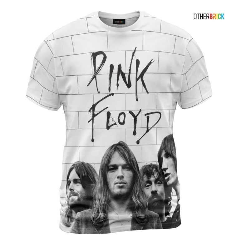 Pink Floyd The Wall Roger David Richard Nick Illustration Shirt Pink Floyd The Wall Roger David Richard Nick Illustration Shirt