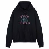 The Dark Side Of The Flower Front Hoodie Black - OtherBrick
