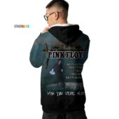 Wish You Were Here Desert Man In Bowler Diver Shakehand Hoodie Back - OtherBrick