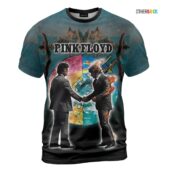 Wish You Were Here Desert Man In Bowler Diver Shakehand Shirt Front - OtherBrick
