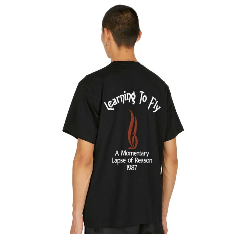 1987 Pink Floyd Momentary Lapse Of Reason Learning to Fly Tee As Worn by Lori Harvey Shirt 1987 Pink Floyd Momentary Lapse Of Reason Learning to Fly Tee As Worn by Lori Harvey Shirt