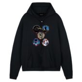 1987 Pink Floyd Momentary Lapse Of Reason Front Hoodie Black - OtherBrick
