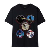1987 Pink Floyd Momentary Lapse Of Reason Front Tshirt Black - OtherBrick