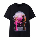 Barbenheimer Wish You Were Here Pink Floyd Front Tshirt Black - OtherBrick