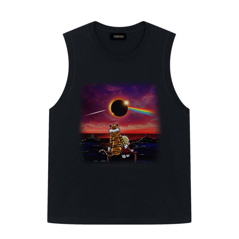 Calvin and Hobbes Gazing at the Moon Solar Eclipse 2024 Shirt Calvin and Hobbes Gazing at the Moon Solar Eclipse 2024 Shirt