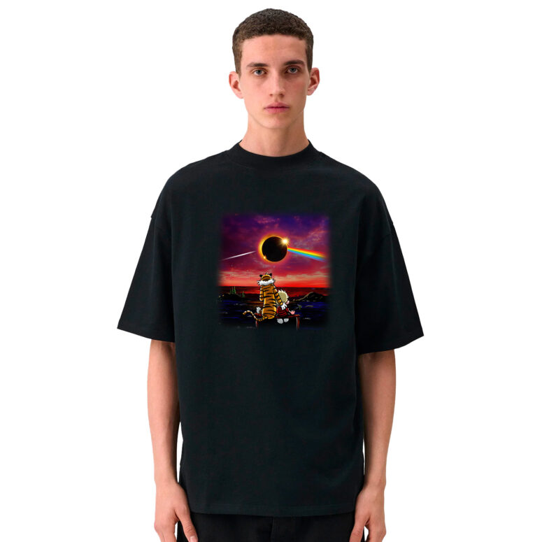 Calvin and Hobbes Gazing at the Moon Solar Eclipse 2024 Shirt Calvin and Hobbes Gazing at the Moon Solar Eclipse 2024 Shirt