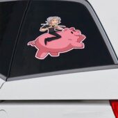 Car Decal2 Roger Waters Flying Pig Car Sticker Decal - OtherBrick