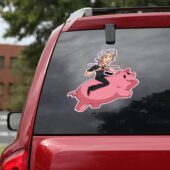 Car Decal3 Roger Waters Flying Pig Car Sticker Decal - OtherBrick
