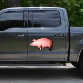 Car Decal4 Pink Floyd Inflatable Pig Sticker - OtherBrick