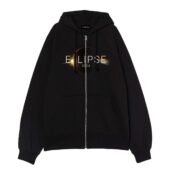 Eclipse Pink Floyd Dark Side Of The Moon 2024 Front Ziphoodie Black - OtherBrick