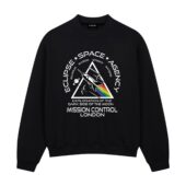 Eclipse Space Agency Exploration Of Tdsotm Mission Control London Front Sweatshirt Black - OtherBrick