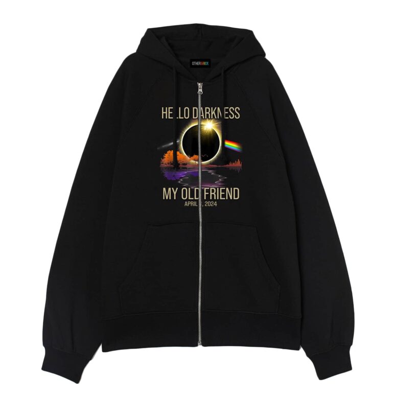 Hello Darkness my Old Friend April 8 2024 Pink Floyd Shirt