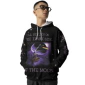 Ill See You On The Dark Side Of The Moon Brain Damage Pink Floyd Hoodie Front - OtherBrick