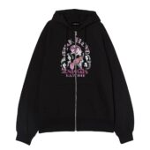 Pink Floyd Animals Us 1977 Tour Pig Vintage Front Ziphoodie Black - OtherBrick