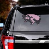 Pink Floyd Flying Pig Animals Car Decal1 - OtherBrick