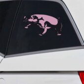 Pink Floyd Flying Pig Animals Car Decal2 - OtherBrick