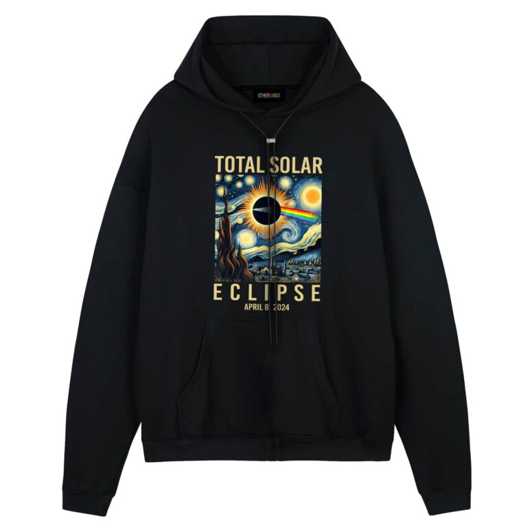 Pink Floyd TDSOTM Van Gogh Starry Night Total Solar Eclipse April 8 2024 Shirt