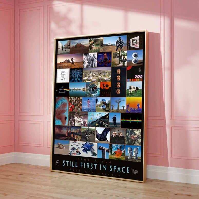 Pink Floyd Still First In Space 40th Anniversary Poster