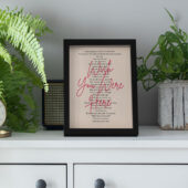 Pink Floyd Wish You Were Here Lyric Poster 4 - OtherBrick