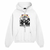 Pink Floyd World Tour 1973 Vintage Front Hoodie White - OtherBrick
