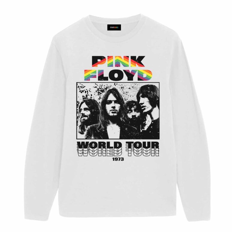 Pink Floyd World Tour 1973 Vintage Shirt Pink Floyd World Tour 1973 Vintage Shirt