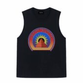 Pyramid Sunrise Eclipse 1972 Dark Side Of The Moon Tour Front Tank Black - OtherBrick