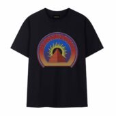 Pyramid Sunrise Eclipse 1972 Dark Side Of The Moon Tour Front Tshirt Black - OtherBrick