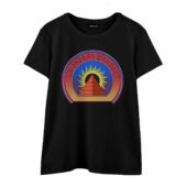 Pyramid Sunrise Eclipse 1972 Dark Side Of The Moon Tour Front Wtee Black - OtherBrick